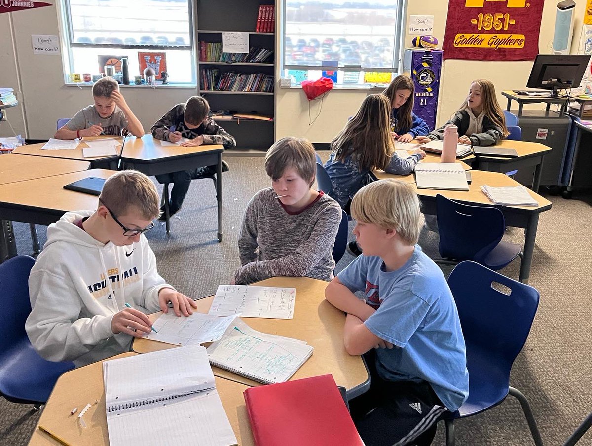 _coach_dubs_'s tweet image. One of the few similarities between elementary students and 7th graders is that they both enjoy (well, 7th graders tolerate) math stations and creating their own assessments! #7thgrademath #mathmovement