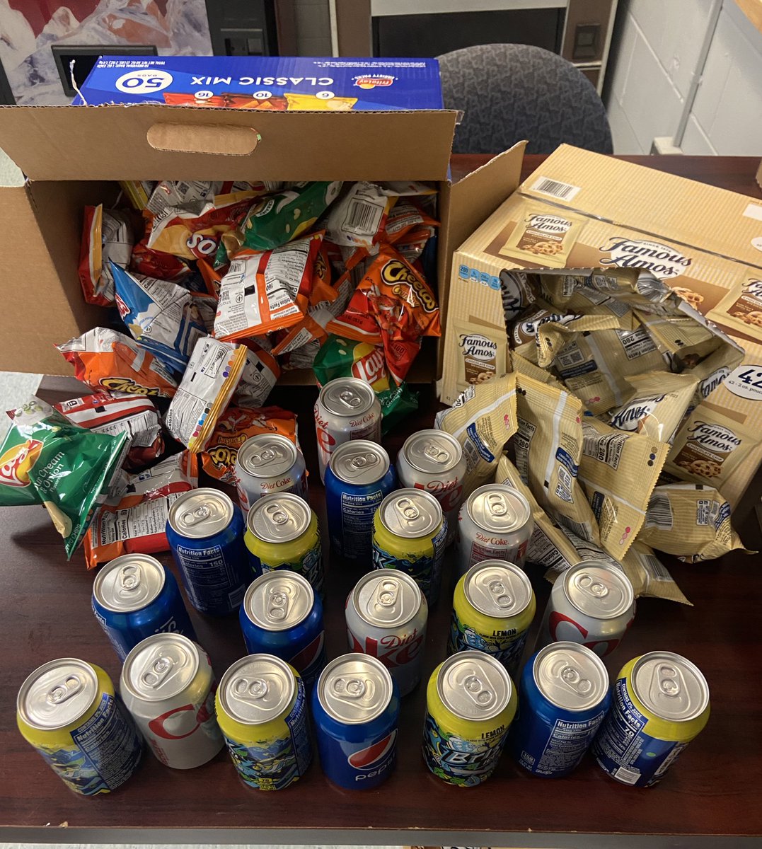 The best way to spread Christmas cheer is singing loud for all to hear, and maybe some snacks. Sending a little treat to our favorite staff.