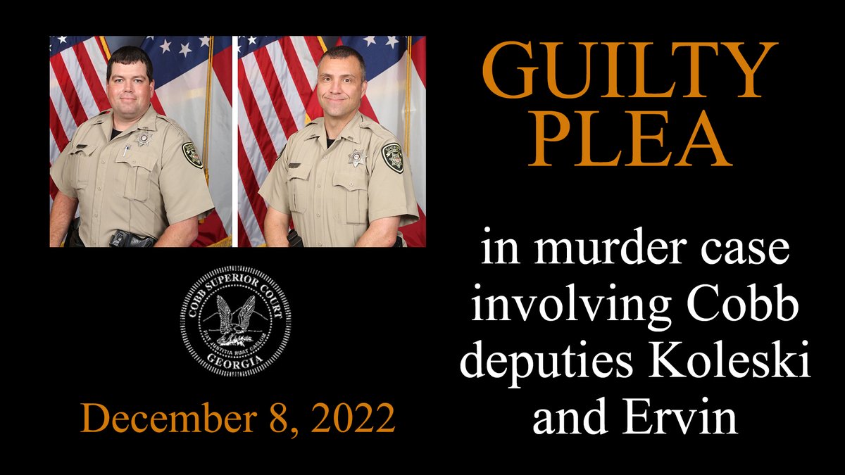 cobbcountygovt's tweet photo. A Cobb Judge has sentenced Christopher Golden to 2 consecutive life terms with no possibility of parole.  Golden admitted to gunning down two Cobb deputies three months ago.

WATCH the court hearing https://t.co/UfmCwgGBcQ

WATCH the news conference https://t.co/Yjx36u0pd6 https://t.co/Aad4tXwMY2