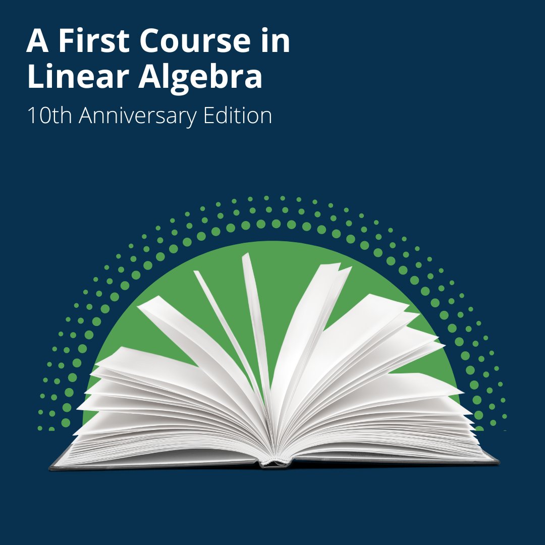 Lyryx's tweet photo. The original text by Kenneth Kuttler of Brigham Young University, made possible by funding from The Saylor Foundation’s Open Textbook Challenge, launched Lyryx as a full-service publisher for #highered #math courses.

#freetextbooks #edchat #edtech #blendedlearning #edtechchat https://t.co/zMh28wmPhQ