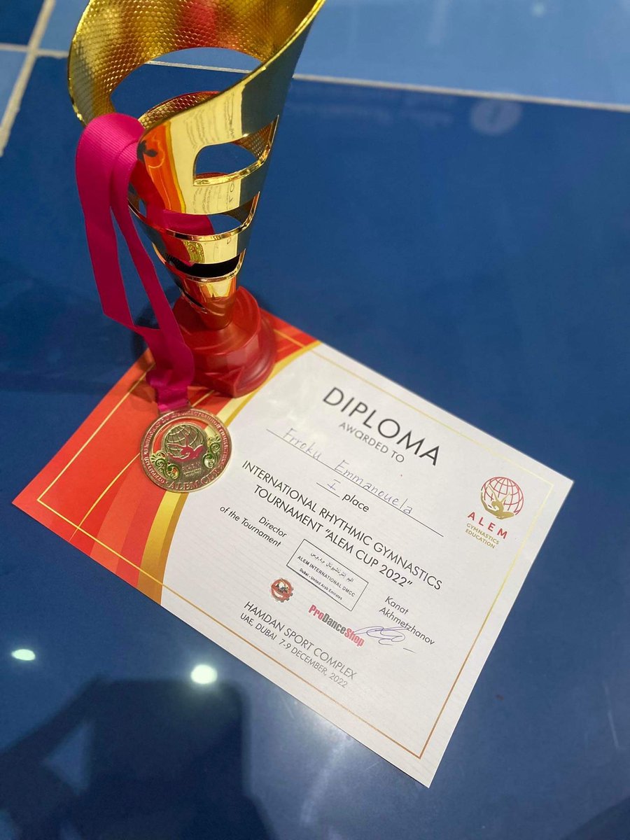 A massive congratulations to Emmanouela Frroku (Year 10) who competed in Dubai yesterday at the ALEM INTERNATIONAL TOURNAMENT and won Gold all around for Australia!
The school is beyond proud of her achievement! 

Next week she is competing in Belgium. Best of luck Emmanouela!