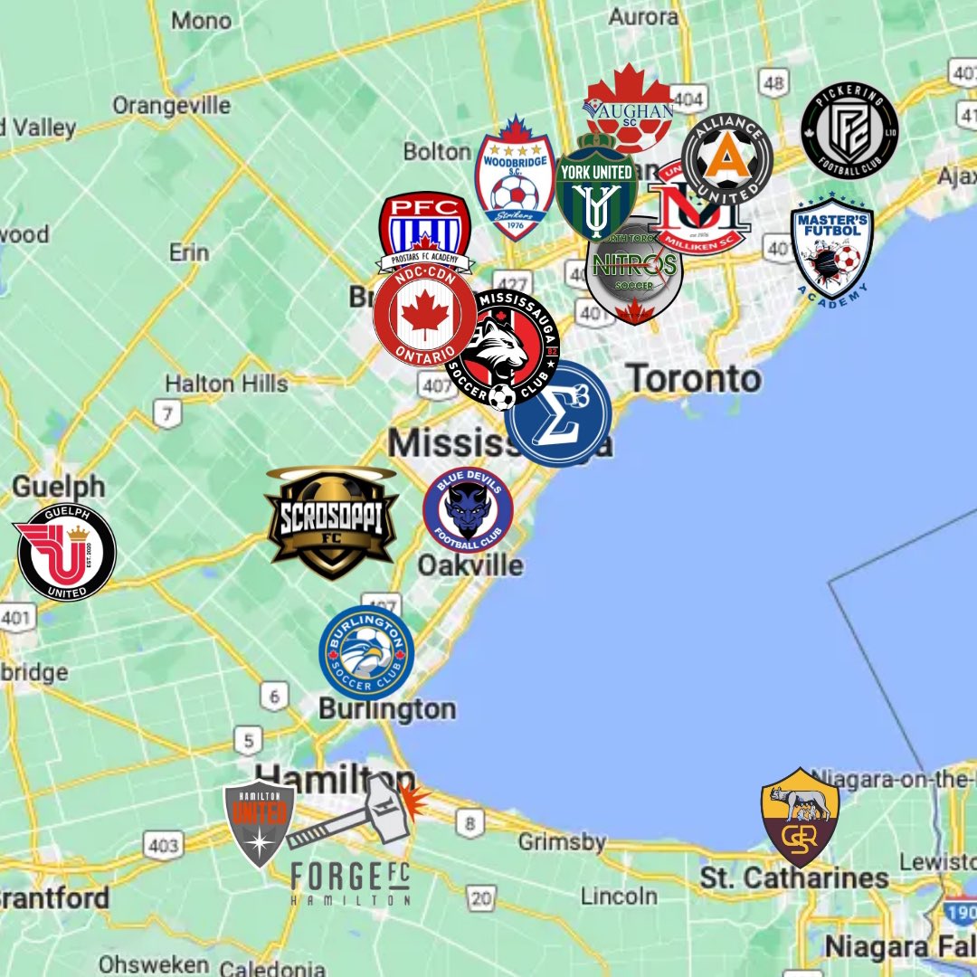 🧵 Support. Local. Soccer.

We grow the game in this country by supporting our local clubs

Below I have tagged the accounts of <a href="/CPLsoccer/">Canadian Premier League</a>, <a href="/L1OMens/">League1 Ontario, Men’s Division 🇨🇦</a> and <a href="/L1OWomens/">League1 Ontario, Women’s Division 🇨🇦</a> clubs in the GTA and Golden Horseshoe