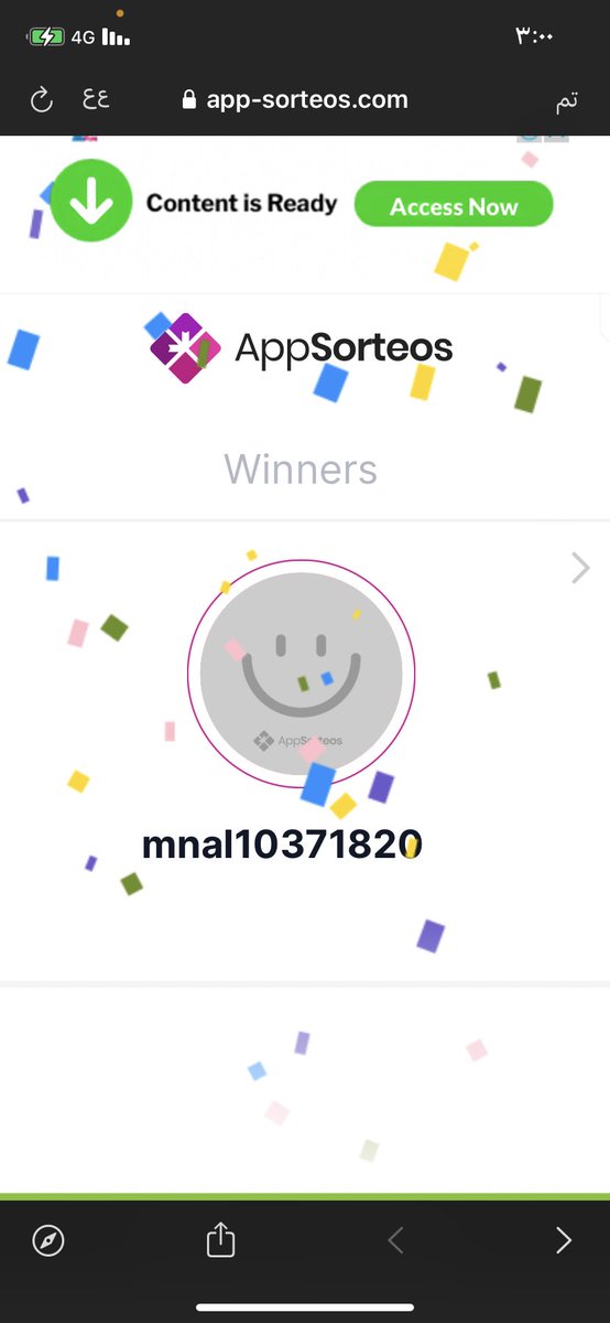 الف مبروووك للفائزه 🎉🎉🎉
 
 @mnal10371820

الرجاء التواصل معي خاص وارسال رقم الايبان والاسم الثلاثي واسم البنك 

ملاحظه: اذا الفائز خارج السعودية اعتذر عن التحويل و راح يستبدل بفائز آخر