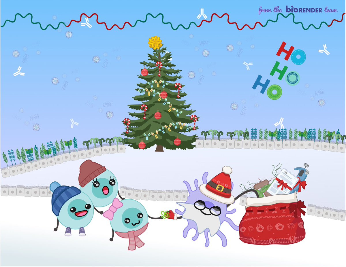 Liszeth's tweet photo. HoHo Ag presentation! Happy holidays! #sciencegreetings and @BioRender https://t.co/PjO1IiiMnL