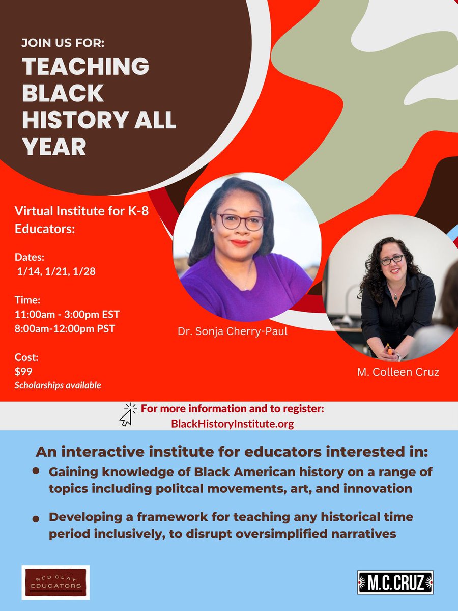 Black history is critical and central to understanding the history of the United States of America. This history cannot be contained in or confined to one month of the year. We hope you’ll join us to make teaching Black history all year a reality.