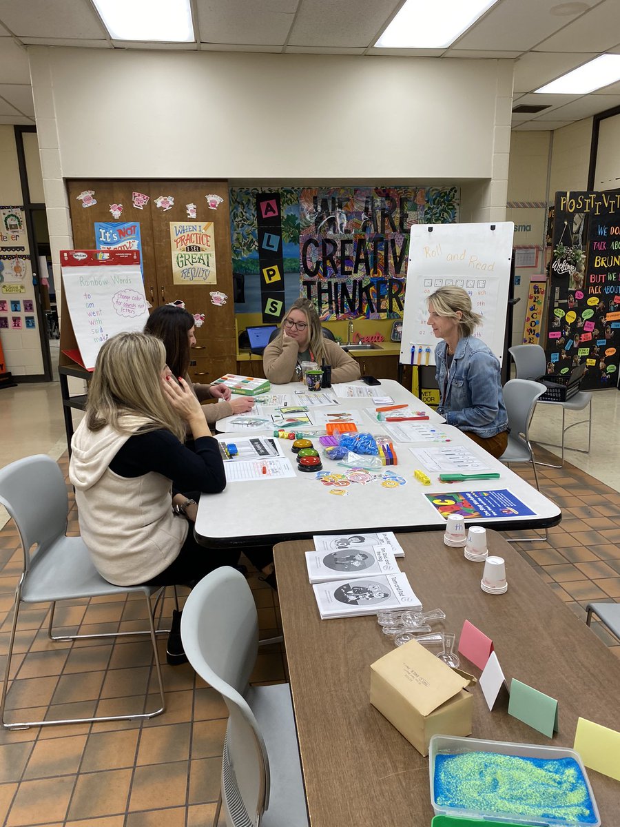 Lots of excitement and sharing of ideas for small group phonics and center work at our One Stop Workshop! <a href="/HTSD_Wilson/">Wilson Elementary School</a> <a href="/DerethSanchez/">Dereth Sanchez-Ahmed</a> <a href="/bgero9/">Brittany Gero</a> <a href="/WeAreHTSD/">WeAreHTSD</a>