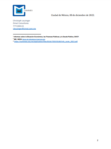 #COMUNICADO
Precisa CAMIMEX información sobre el sector minero.