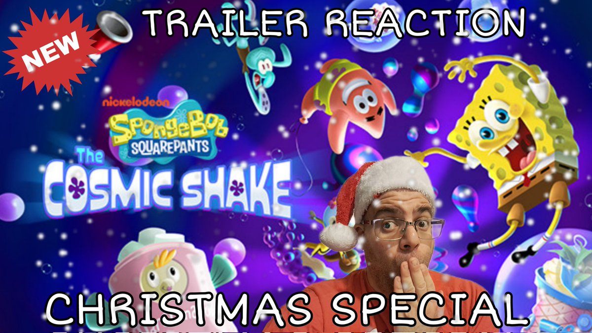 🚨 🎅🎅🎅 NEW VIDEO OUT NOW !!! LINK IN BIO !!! 🚨
.
.
.
#spongebobsqaurepantsthecosmicshake
#trailerreaction #reactions #trailerreactions #joethegeekreactions
#joethegeekschristmas #christmasspecial #movietrailers #spongebob #nickelodeon