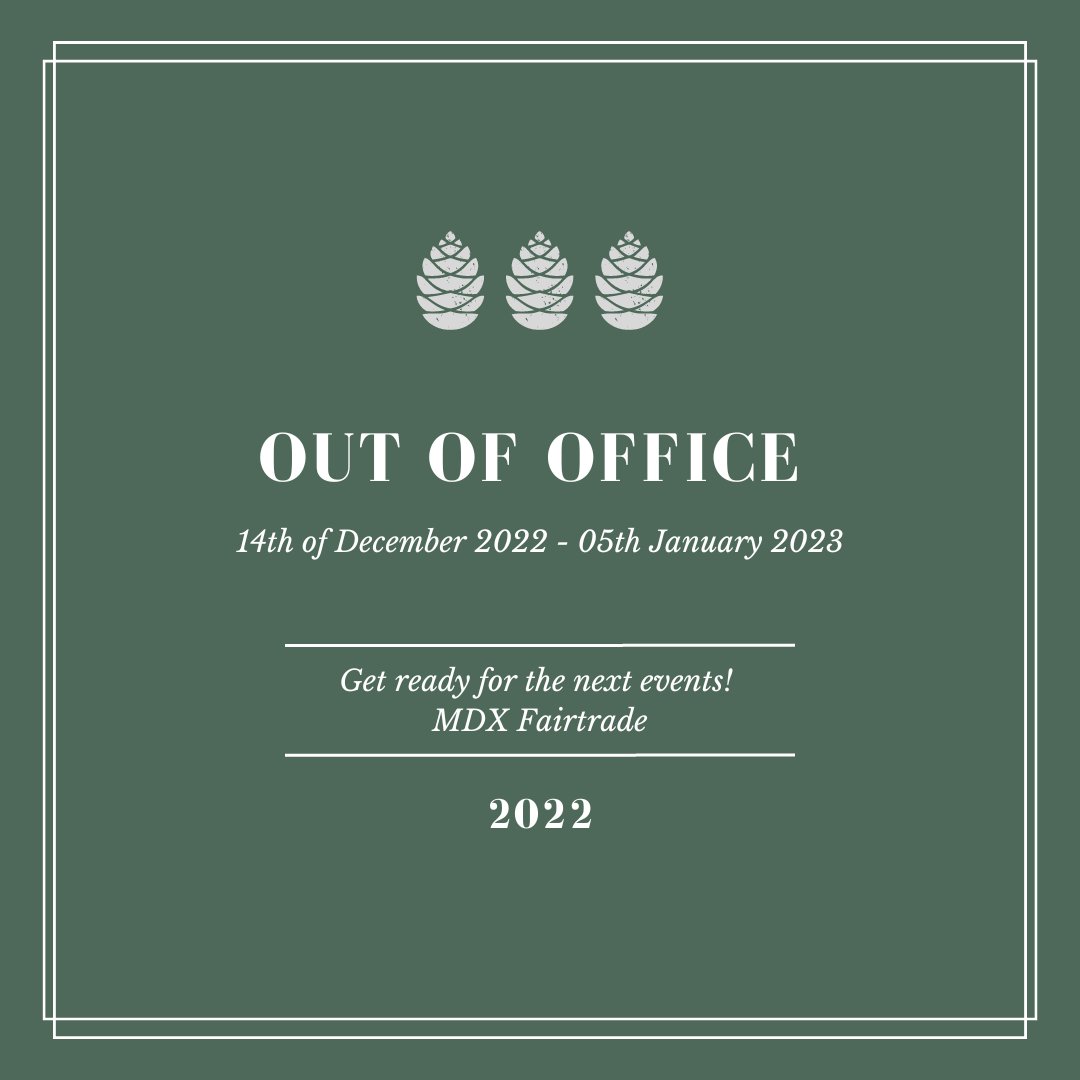 2022 has been a brilliant year for Fairtrade at MDX! Starting with 3-star status for the Fairtrade University award and finishing with the Climate Justice Debate Challenge we host in December. We want to thank everyone who supported us, from students to MDX staff. Happy holidays!