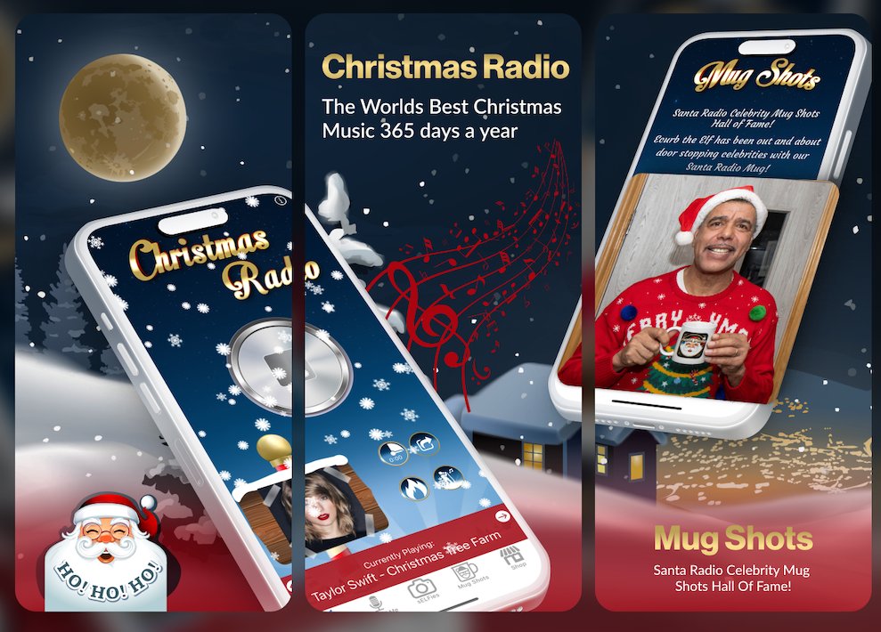 WeAreSantaRadio's tweet photo. Our Christmas Radio App for iOS has had an overhaul.
Head Elf has been working hard.
https://t.co/GoD8GCqr0H
Do download and enjoy the best Christmas Music this Christmas!
#christmasMusic #santaradio https://t.co/0SBIQnM2Gt