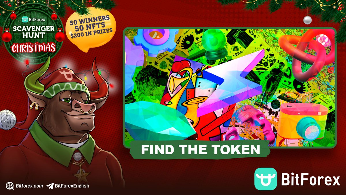 bitforexcom's tweet photo. A Crypto token is lost somewhere in the #BitForex #Metaverse, time to find it on the picture
Rules:
๐Follow us
๐RT + Like this post
๐Tag @ the #crypto token you find on this tweet
๐
10 random winners will get $20 + 1 #NFT each
๐
40 winners will get 1 NFT each
#NFTGiveaway https://t.co/NatNFBRFvM