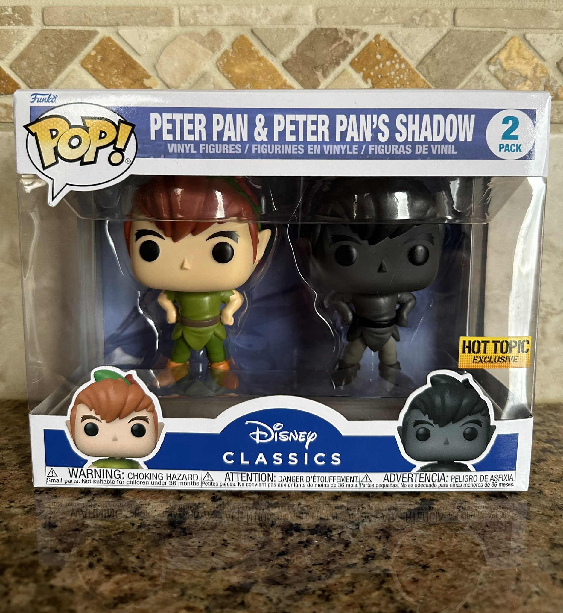 Pack de 2 figurines - Funko Pop! - Disney Classics - Peter Pan et