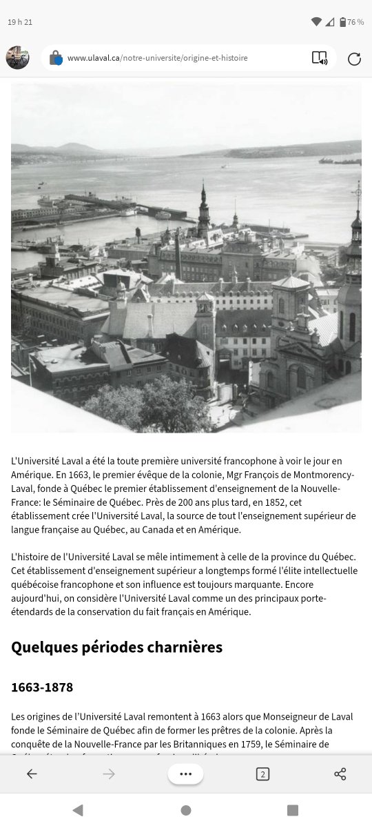 LouisEmond6's tweet photo. @stats_feed Laval University founded in 1852 after Québec séminaire in 1663 https://t.co/Wkf1Ny6JNV