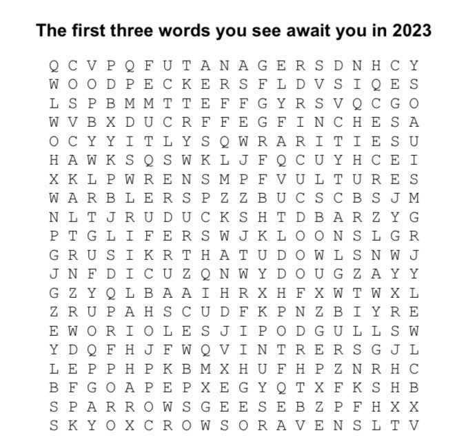 Good luck everyone! 🐦