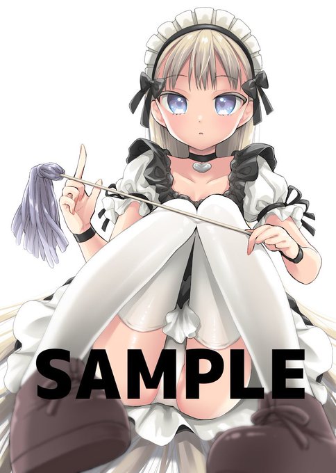 特典色紙のメイドハルキくんこちらのイラストになります 