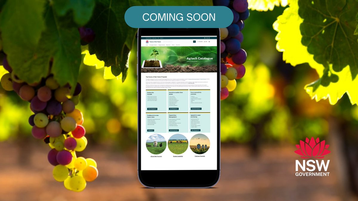 Farms of the Future is launching soon a website catalogue of Agtech devices, dashboards &amp; connectivity solutions to help farmers understand the benefits of investing in Agtech.
Stay tuned

#Agtech @nswdpi #fotf