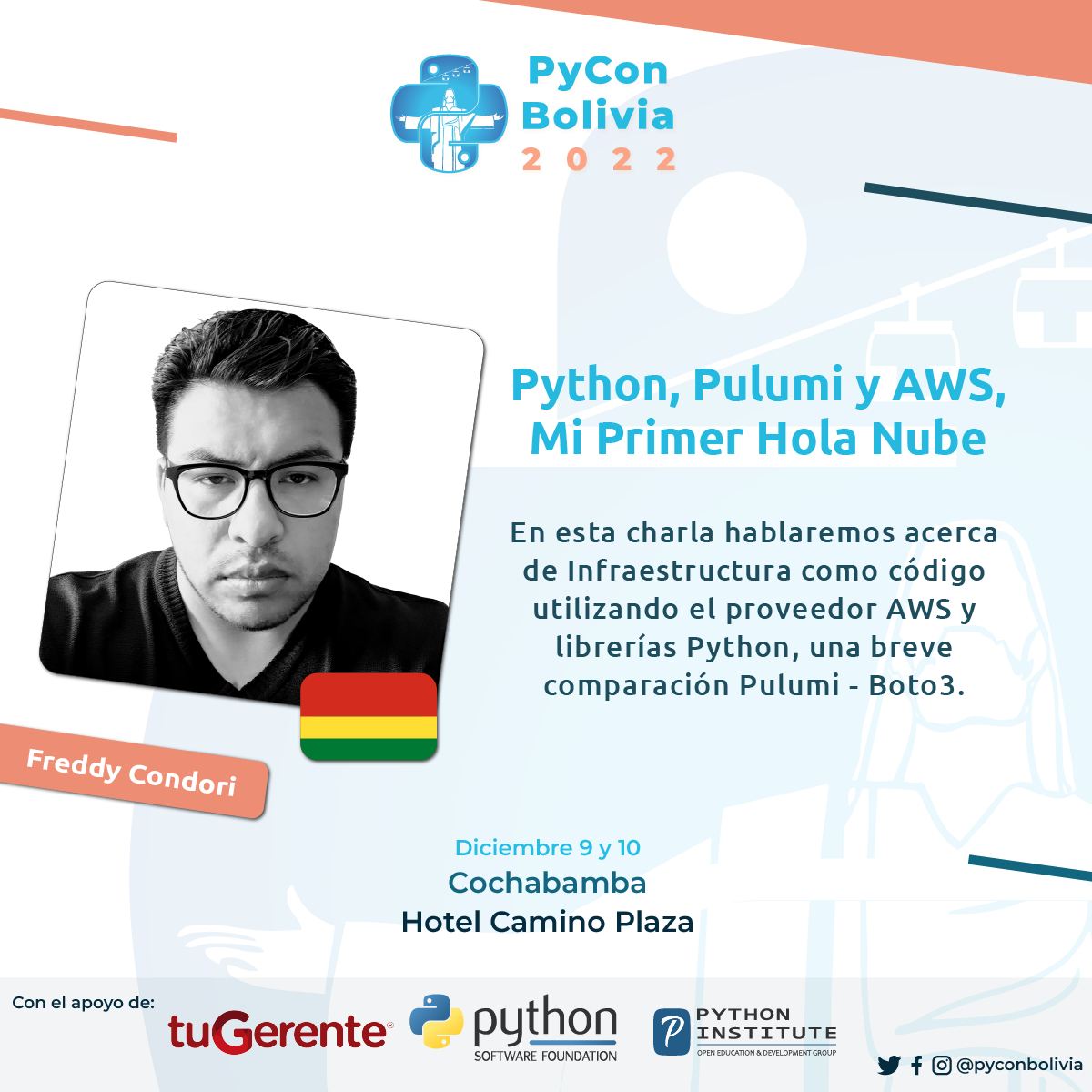 El sábado nos vemos en el <a href="/pyconbolivia/">PyCon Bolivia</a>, estaremos hablando un poco de #Pulumi y mostrando algunos ejemplos junto a <a href="/zentagroup/">zenta</a>