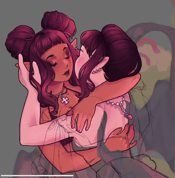 Feel like I'm gonna be working on this foreverrrrr but I am very happy with how it's looking hehe 
