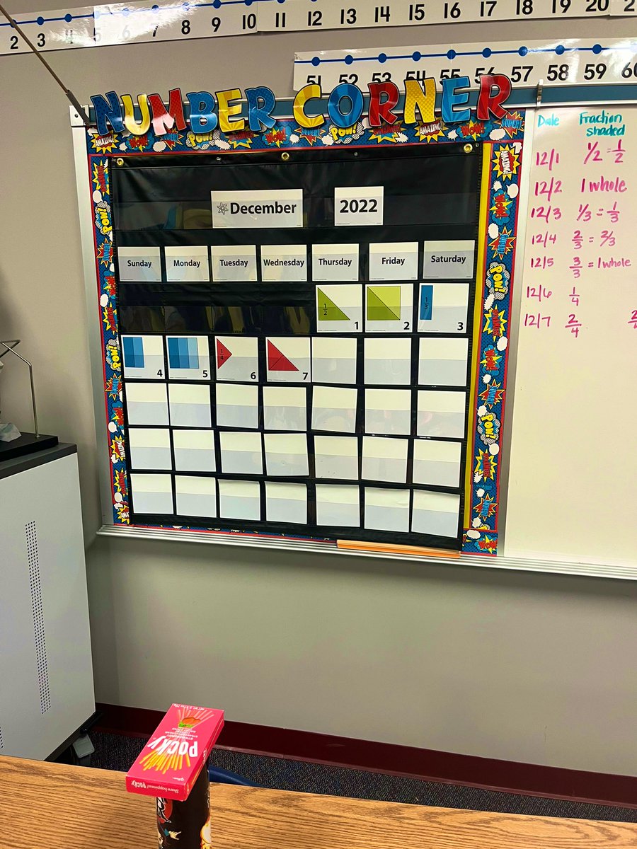 dbroomfi's tweet photo. Shout out to @MrsBarajas_RPE students are being exposed to several standards through the Number Corner routine and are reviewing time:) Great to observe the student engagement #mathlearningcenter #Bridgescurriculum @HumbleElemMath https://t.co/5u185SdzGQ