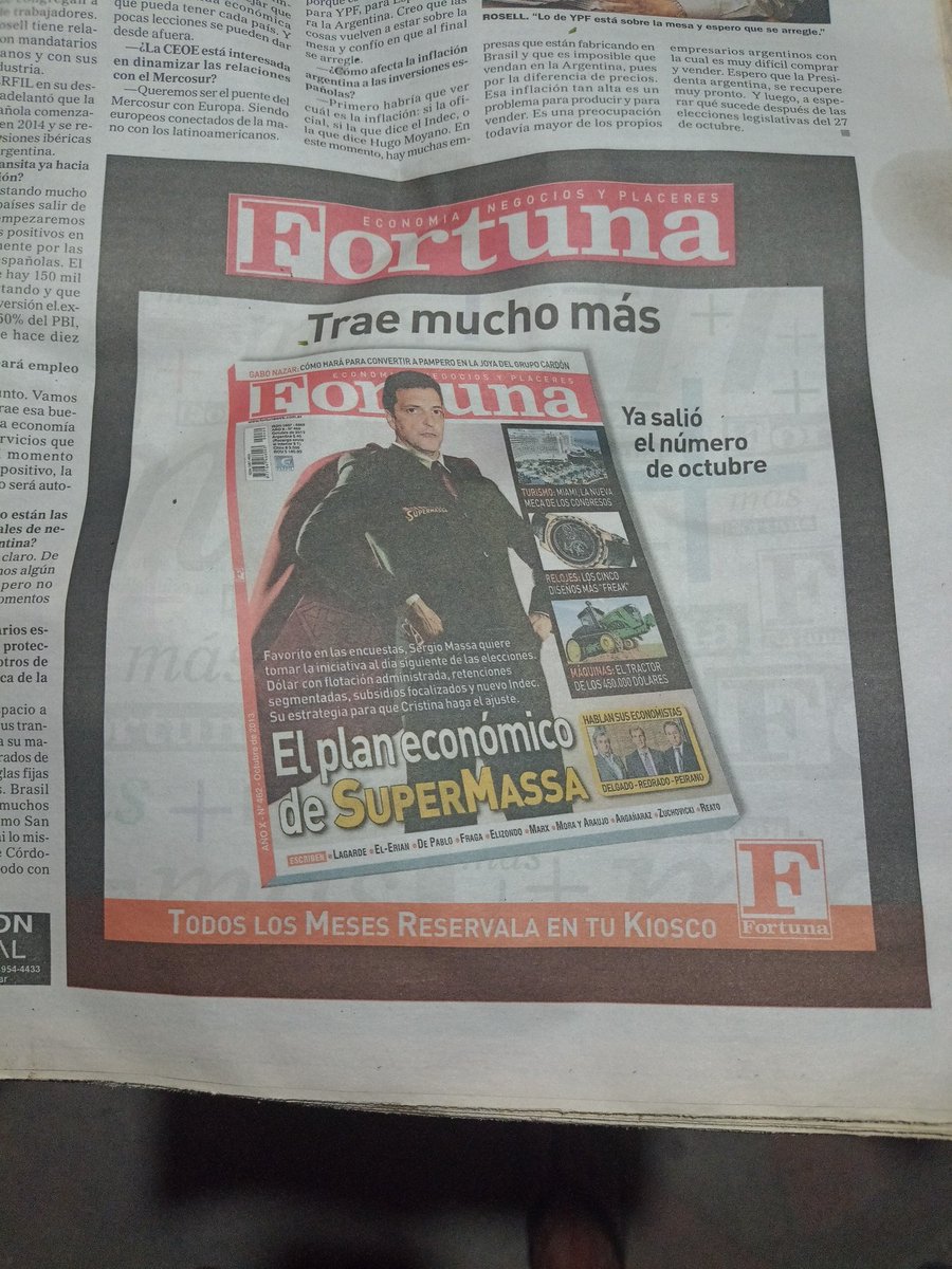 Este pais es un eterno loop. Tapa del año 2013. Imposible.