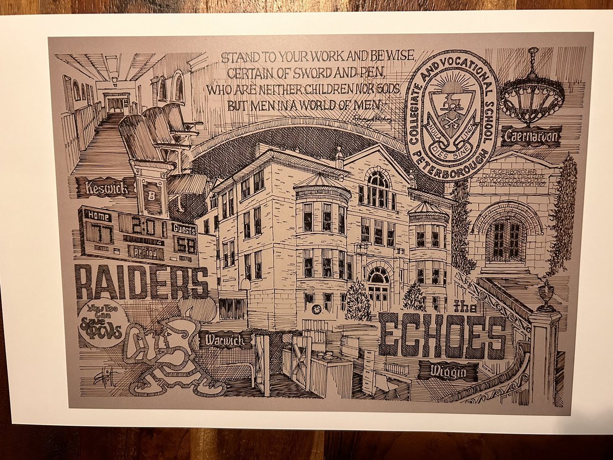 We’ve got PCVS pen and ink collages available!

Tell the alum in your life.
17x11
$25 

DM us for details.