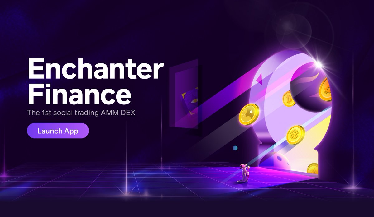 Hello enchanters 🙌

Enchanter has been launched on <a href="/SuiNetwork/">Sui</a> devnet, you can visit it via sui.enchanter.fi 🔮🔮🔮

Let's move to our next work: Yield Farm on <a href="/Aptos_Network/">Aptos Network (has moved to Aptos!)</a> 

#Aptos #Sui #DEX