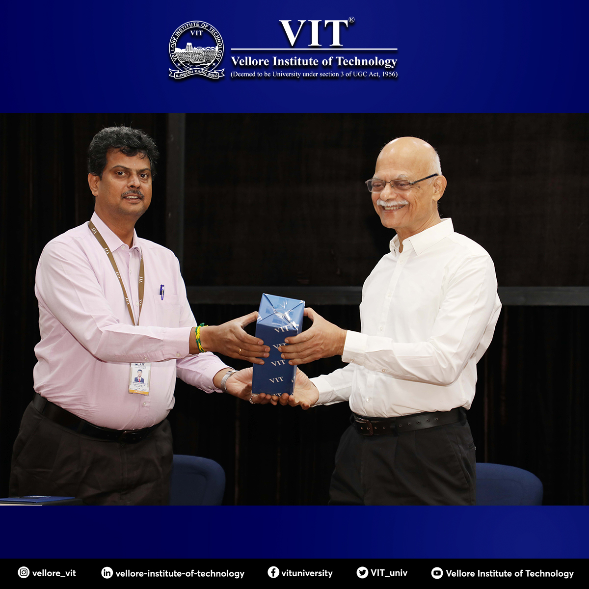 VIT_univ's tweet photo. The Office of Academic Research &amp; Periyar EVR Library, along with #WileyPublishers, organized a #AuthorWorkshop at #VIT. Renowned #MasterEditor, Mr. #YateendraJoshi, conducted this #workshop for #ResearchScholars and #Writers.

#ActivitiesatVIT #AcademicWriting #VITworkshops https://t.co/f5nSRfVVEL