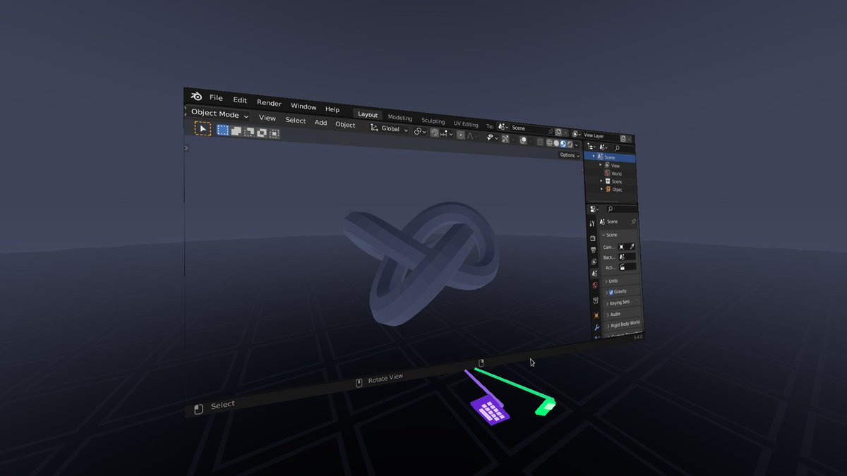 Thanks to Blender's team, Wayland is so absurdly smooth on desktop and has a fancy transparent 3D View background, also works in stardust now!