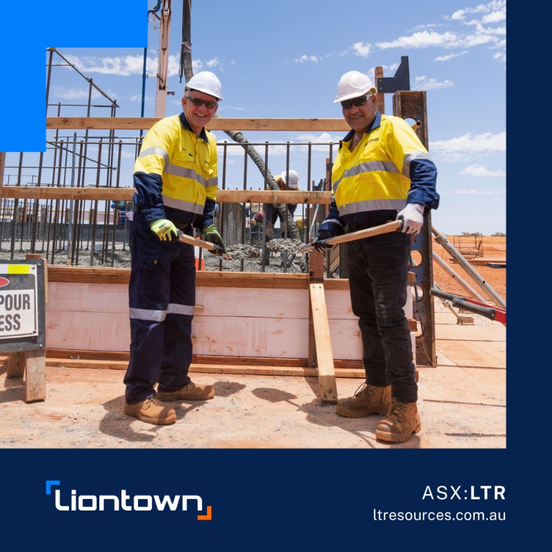 LiontownRes's tweet photo. This week marked a major milestone for the $LTR #KathleenValley #Lithium Project with the pouring of the SAG mill foundation completed.

#LTR deliberately focused on local WA suppliers and contractors including Tjiwarl businesses, @Lycopodium and concrete partner Jagcor. 

#ASX