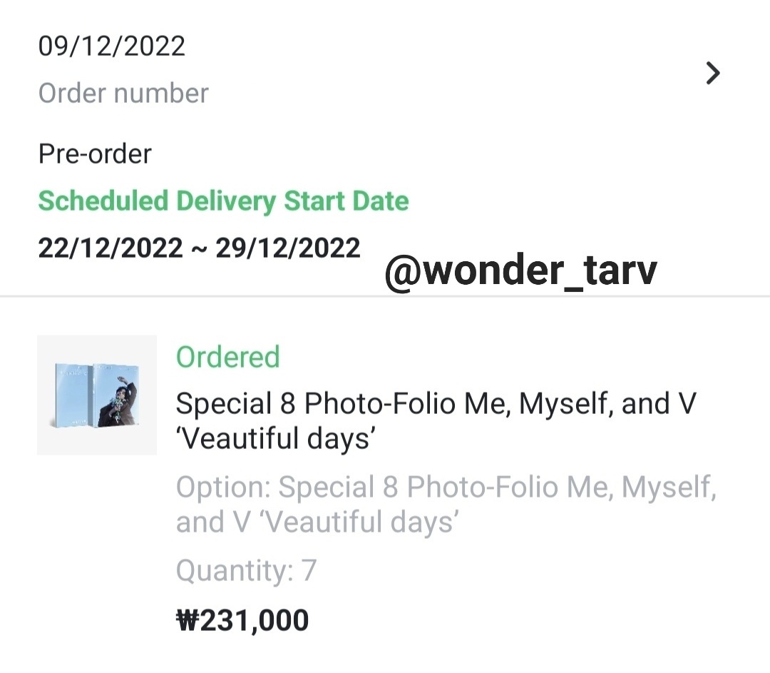 wonder_tarv's tweet photo. หลักฐานการกด
Special 8 photo-Folio : Veautiful Day 
รอบ 1

เว็บเริ่มส่ง 22/12
ส่งเรือ ชำระสองรอบ

อัพเดตใต้ทวิตนี้นะคะ
#wd_update https://t.co/7VM3IH9Pa2