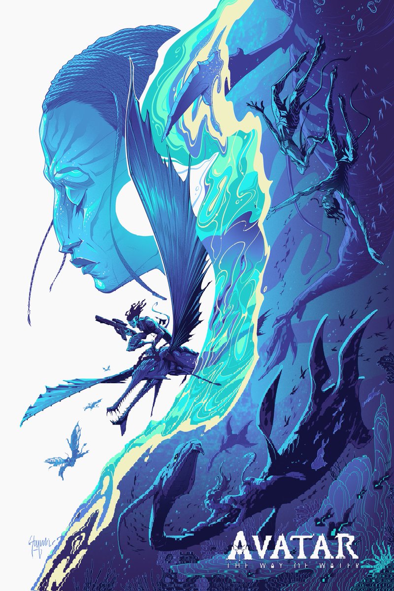 「The Avatar `Blue Out' continues to charg」|BossLogicのイラスト