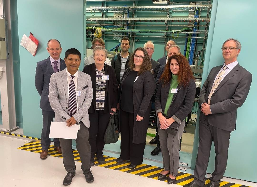 Representatives from Universities across Australia attended an event to mark progress on the $100M BRIGHT program to construct new beamlines at the Australian Synchrotron. @usceduau @UNSW @westernsydneyu @QUT @Flinders @ANUmedia @Macquarie_Uni #ANSTO #ausynchrotron #science