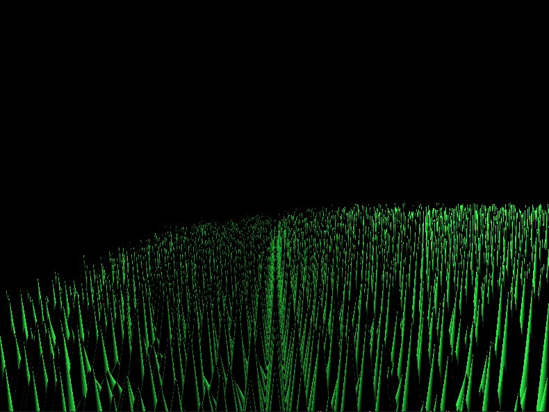 larsen's tweet image. Day 8 visualization using Common Lisp and CEPL #AdventOfCode2022