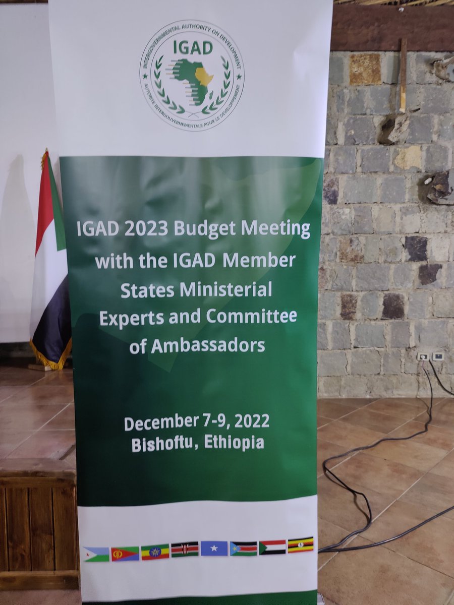 IGADsecretariat's tweet photo. #IGAD Committee of Ambassadors to look into the regional organisation's 2023 Budget.

Meeting to open shortly in Bishoftu #Ethiopia. https://t.co/7fDq1VkGcg