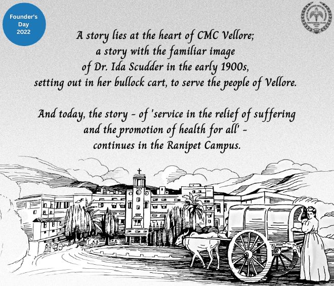 Today, CMC Vellore celebrates Founder's Day, birth anniversary of Dr Ida Sophia Scudder. Aunt Ida's tireless work, pioneering spirit &amp; deep faith continues to motivate CMC &amp; our larger community to this day. 
bit.ly/Aunt-Ida
#IdaScudderWeek <a href="/VCMCFoundation/">VelloreCMCFoundation</a> <a href="/FriendsVellore/">Friends of Vellore UK</a>
