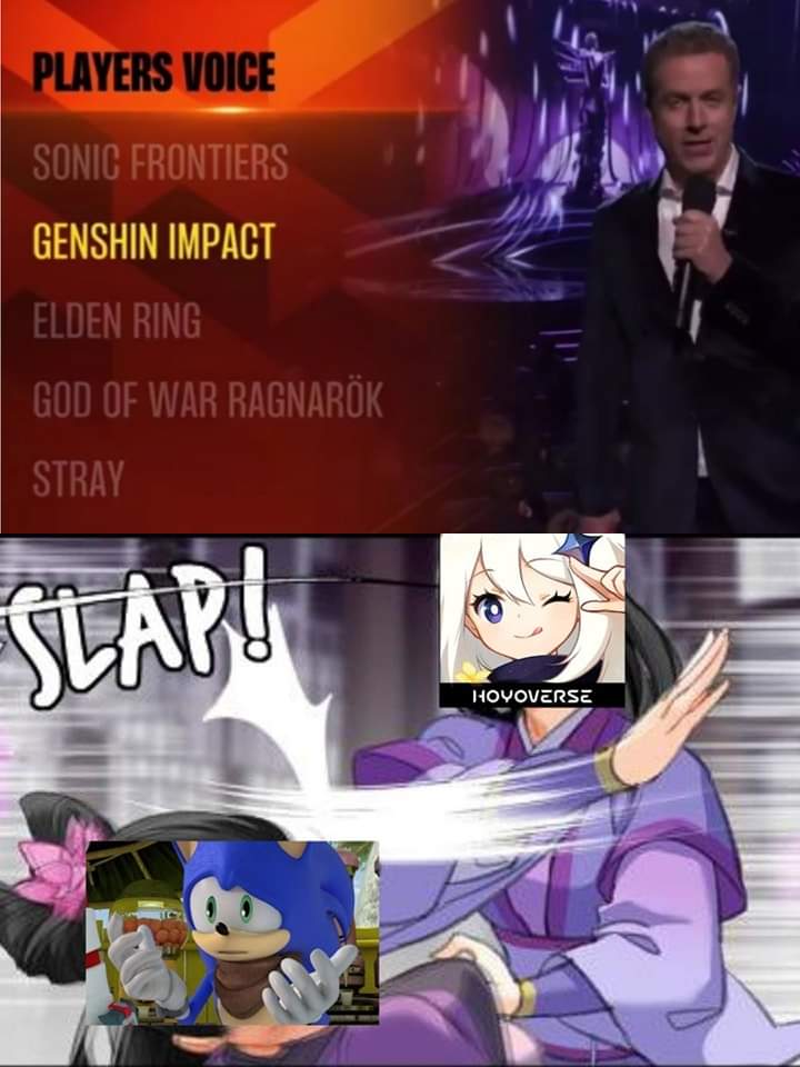 X 上的Teyvat Tabloid ⚡ LORE & MEMES ⚡：「Never mess with Genshin community 😂  And the host even rosted sonic unintentionally " After removing all the bot  votes" #Genshinlmpact #Genshin #genshinmemes https://t.co/Hf0QC0KH2u」 /