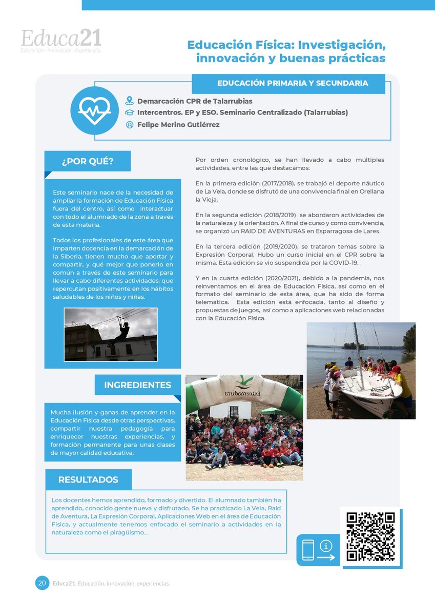 REduca21's tweet photo. 3 centros extremeños reciben uno de los 8 Premios del "Concurso Nacional de Buenas Prácticas Educativas".
@iesalbalat @IesoQuercus IESCristo del Rosario
Otra experiencia educativa, @REduca21: 🅔︎🅓︎🅤︎🅒︎🅐︎🅒︎🅘︎🅞︎🅝︎ 🅕︎🅘︎🅢︎🅘︎🅒︎🅐︎... https://t.co/xfgEwlQSE7 https://t.co/aBSYWHjVAp