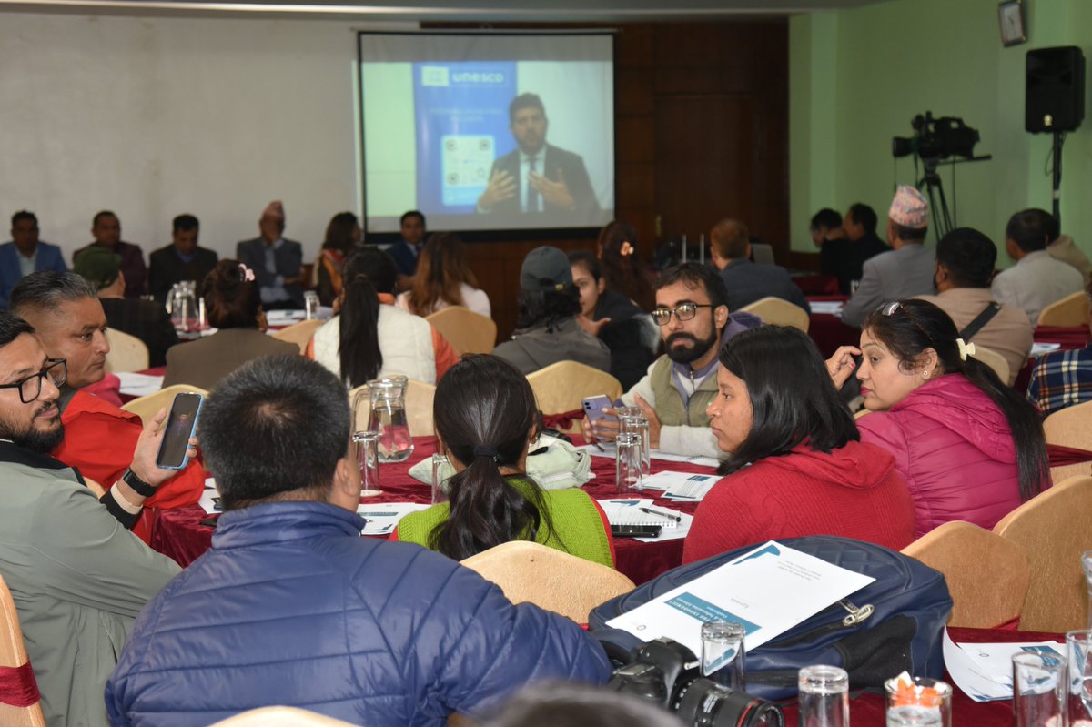 UNESCOKathmandu's tweet photo. 📢 We've kicked off
"COMBATING INFODEMIC"
National Media & Information Literacy Conference
#CombatingInfodemic #ClickWisely #SDG4 #SDG16 #MILClicks #MediaLiteracy https://t.co/RcbcndPx2z