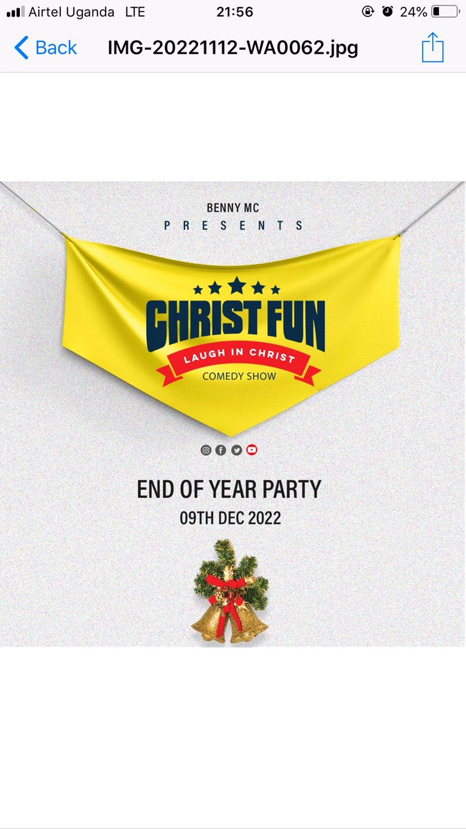 Wilbroad256's tweet photo. It’s here🥳
The long awaited day has finally come👏🏾I don’t know if you’re excited as I am🥲

Remember it’s Kati Kati Restaurant at 6pm.

See you there
#ChristFunComedy https://t.co/dnfWB1spJV