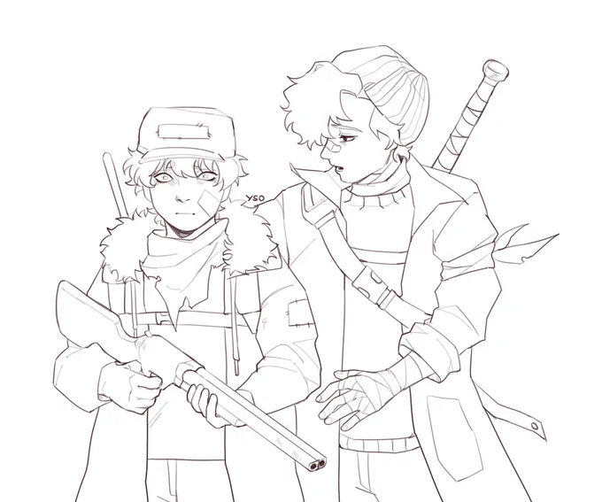 [FREE TO COLOR!] first blood. #tommyinnitfanart #wilbursootfanart 