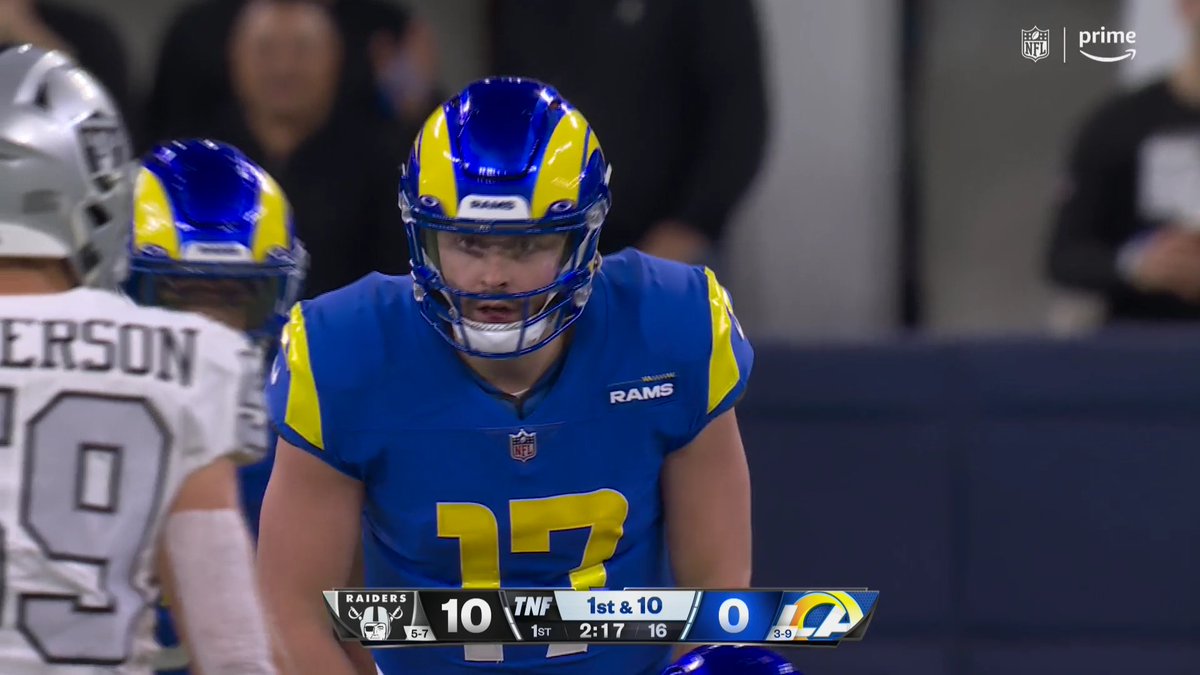 NFL on CBS 🏈 on Twitter "Into the game at QB for the Rams Baker Mayfield"