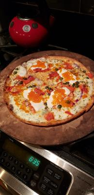 NewClearHarley's tweet photo. #Week14 #DFS #MatchupMeal @thehuddle @DraftKings @FanDuel @Fanball @Myfantasyleague @SleeperHQ @UnderdogFantasy @MKF @YahooFantasy @ESPNFantasy @SuperDraftdfs @USATodaySports @usatodayfantasy @WolfgangPuck #PizzaPizza Spago Gravlax & Caviar 'za & Mortadella,Pistachio, & Leek 'za https://t.co/Cx7muLBVhT