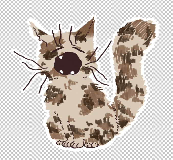 slabfieldDEV's tweet photo. BIG YAWN (yes you will be able to name this lil kitty) #vndev #vnsprite #indievn https://t.co/J27fWdq2Q9