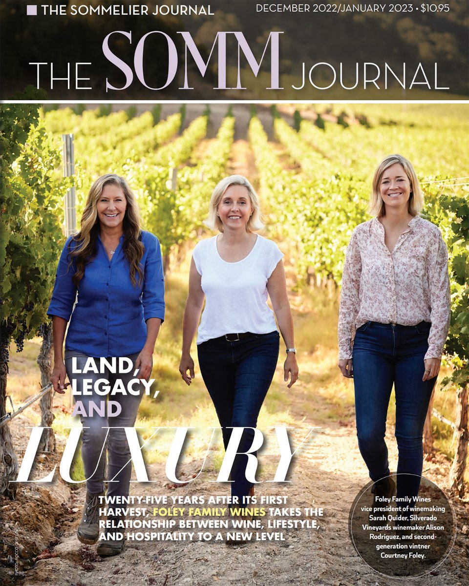 We are honored to be featured as part of the Foley Family portfolio in this month's Somm Journal cover story and are happy to be in such great company with @foleyfoodandwinesociety's other wineries!

View the full article here: bit.ly/3UQSoQ0