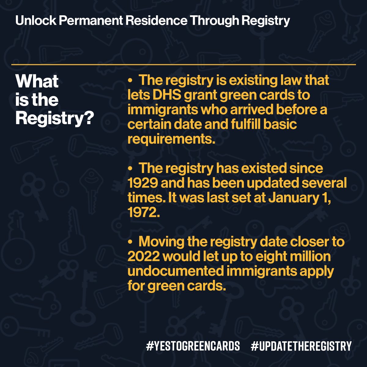 MyNameIsGisela's tweet photo. .@MarshaBlackburn The registry has existed for nearly a century but was last updated during the Reagan era. A registry update would allow up to 8million people who contributed for years to come out of the shadows. Members of Congress have the power to #UpdatetheRegistry this year https://t.co/dRH4iYG4m9