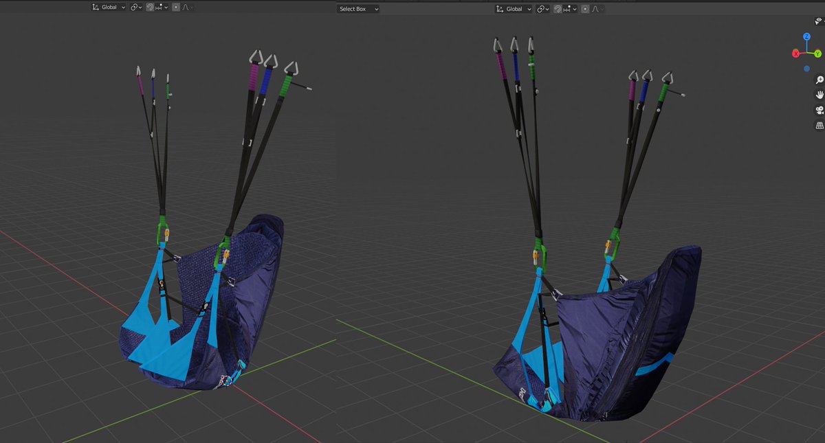 5Drealities's tweet photo. New harness 3D model coming soon to Glider Sim - #Steam #Early #Access! #Gamedev #Unity #3Dmodeling #Paragliding #speedflying https://t.co/EI2WQUl0Ku https://t.co/nJazuq8Yh1
