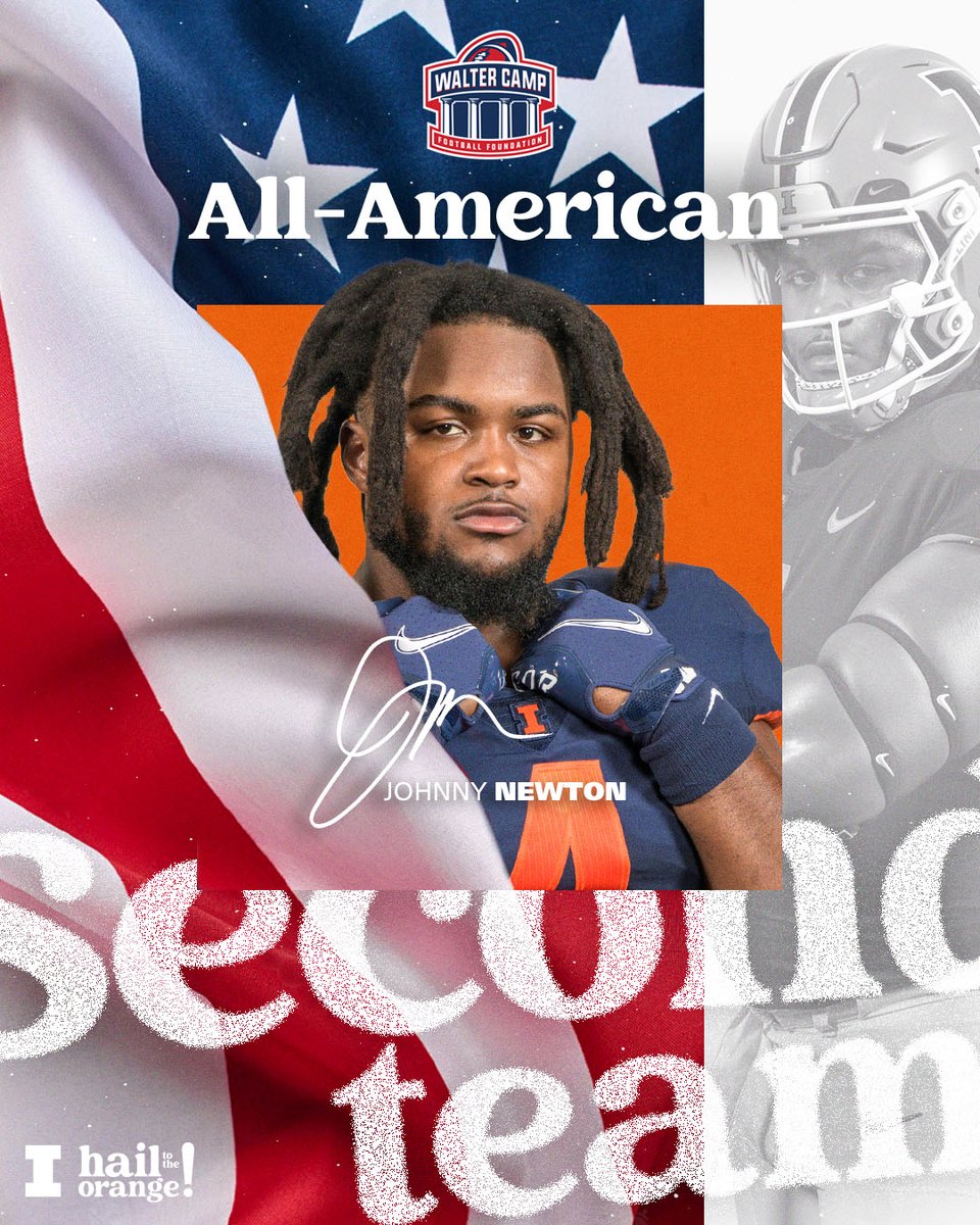IlliniFootball's tweet image. 𝐖𝐚𝐥𝐭𝐞𝐫 𝐂𝐚𝐦𝐩 𝐅𝐨𝐨𝐭𝐛𝐚𝐥𝐥 𝐅𝐨𝐮𝐧𝐝𝐚𝐭𝐢𝐨𝐧 𝐀𝐥𝐥-𝐀𝐦𝐞𝐫𝐢𝐜𝐚 𝐓𝐞𝐚𝐦𝐬
First Team
@DevonWitherspo1 

Second Team 
@chasebrown____ 
@Johnny5Newton 

#Illini // #HTTO // #famILLy