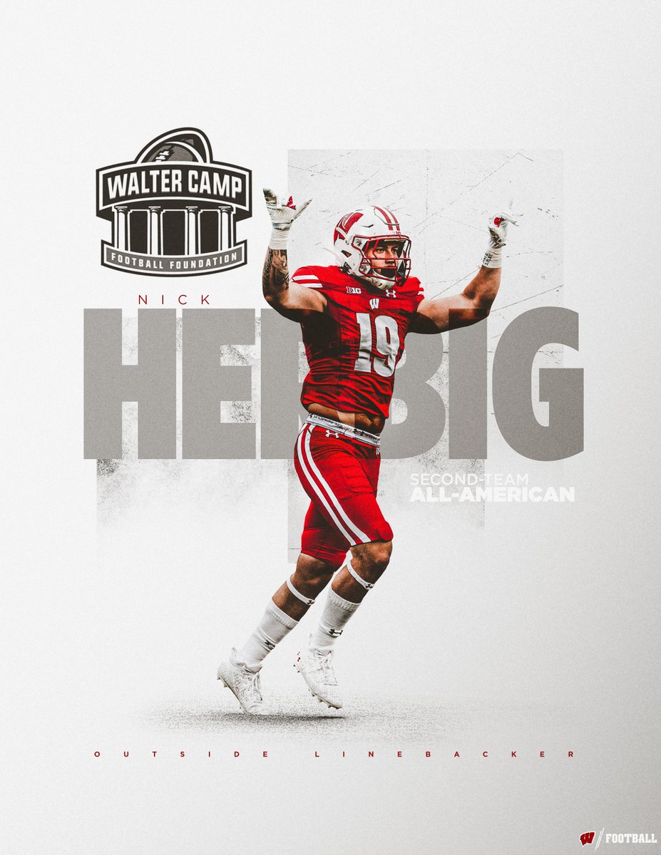 Wisconsin Football (@badgerfootball) on Twitter photo Racking them up π€
<a href="/nickherbig_/">Nick Herbig</a> is a <a href="/WalterCampFF/">Walter Camp Football</a> ππππ¨π§π ππππ¦ ππ₯π₯-ππ¦ππ«π’πππ§ π Racking them up π€
<a href="/nickherbig_/">Nick Herbig</a> is a <a href="/WalterCampFF/">Walter Camp Football</a> ππππ¨π§π ππππ¦ ππ₯π₯-ππ¦ππ«π’πππ§ π
