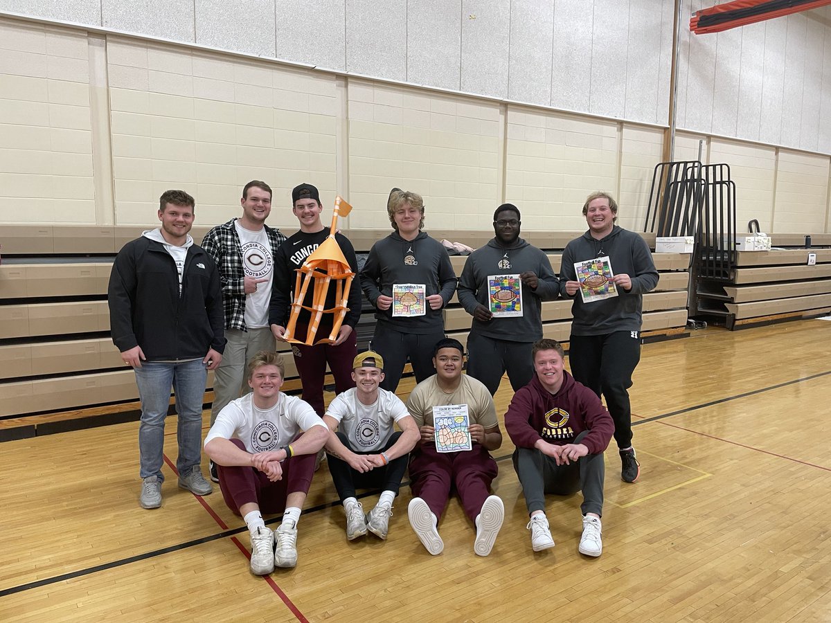 The boys of fall were at it again…a successful family game night at Robert Asp Elem School in Moorhead - giving back matters! #togetherwewill