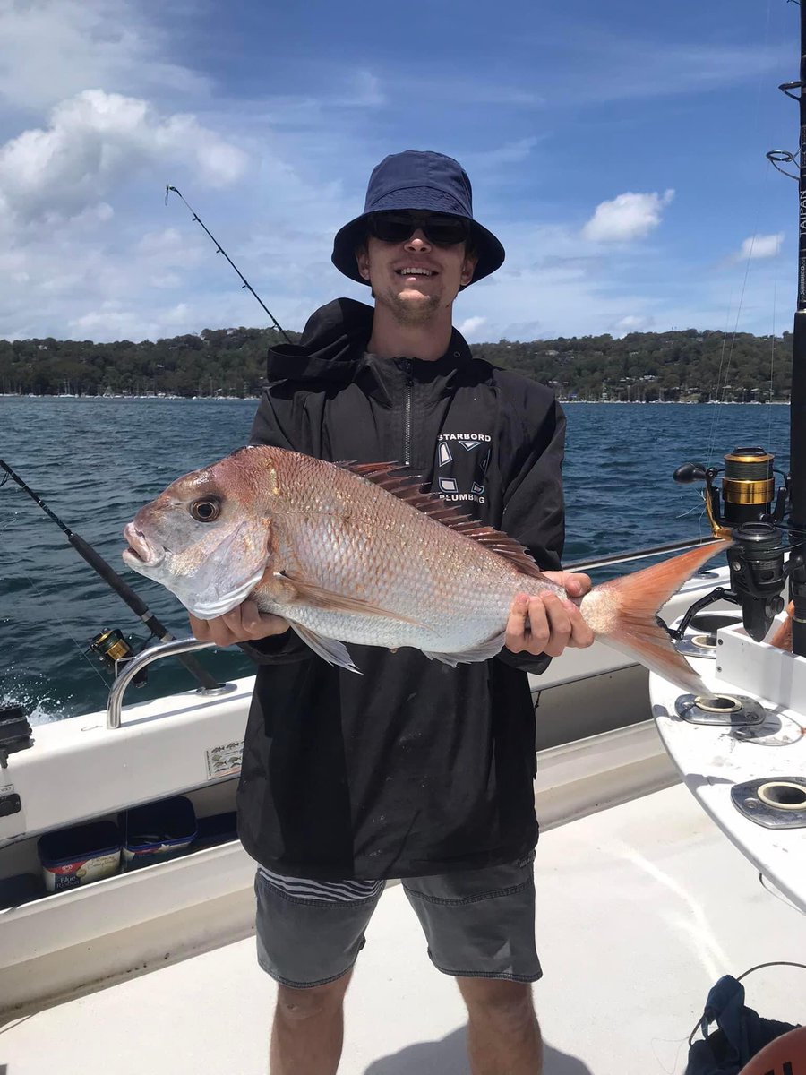 Graham0205's tweet photo. @off_map nice family feeder. Snapper brought aboard RU4 Reel by this very happy customer. Caught at Rapper Snapper. https://t.co/ovZFFmCmnw